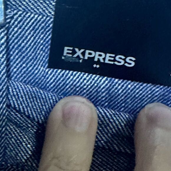 Express Blue Ankle High Rise Belted Linen Blend Pant NWT MSRP $79.98 - Picture 10 of 14